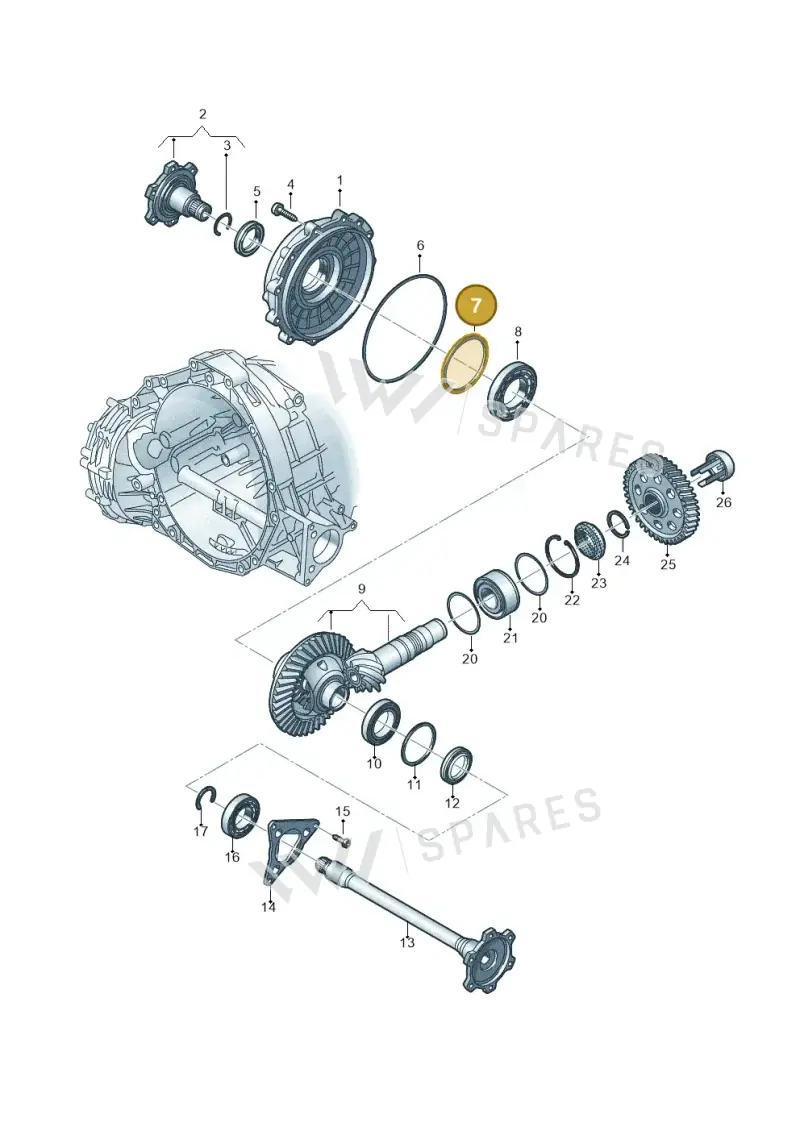 WHT005419G — Audi Q5 (2016-2025) diagram 849409120, position 7