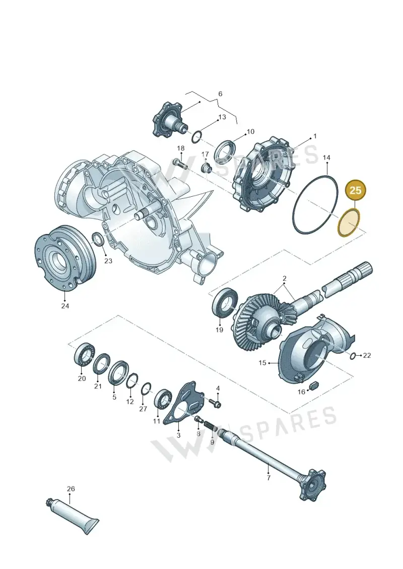 WHT005419S — Audi Q5 qu. 2.0 TDI (2012-2017) diagram 620409550, position 25