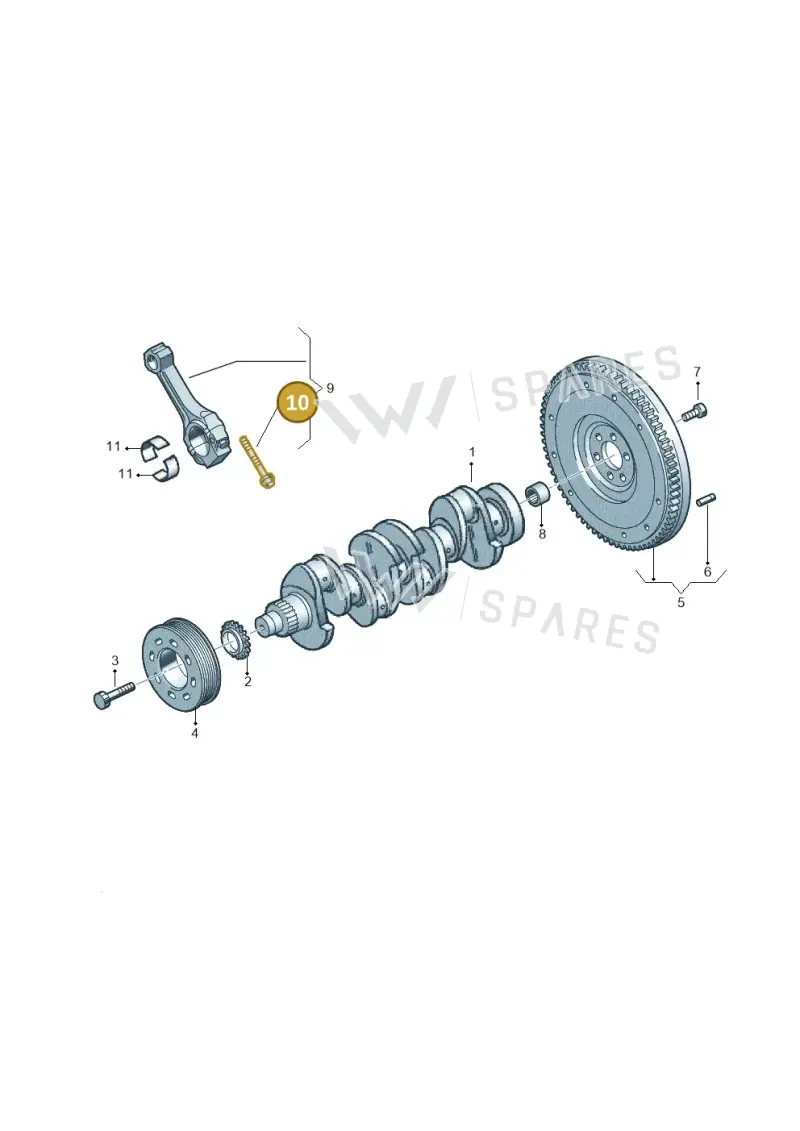 WHT005434 — Volkswagen Caddy Maxi Kombi (2020-2024) diagram 746105010, position 10