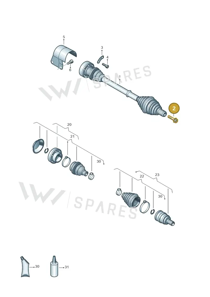 WHT005437 — Volkswagen Arteon (2017-2023) diagram 884407200, position 2
