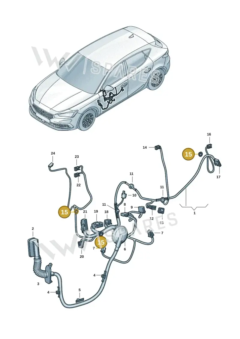 WHT005438 — SEAT CUPRA Formentor (2020-) diagram 5fn972033, position 15