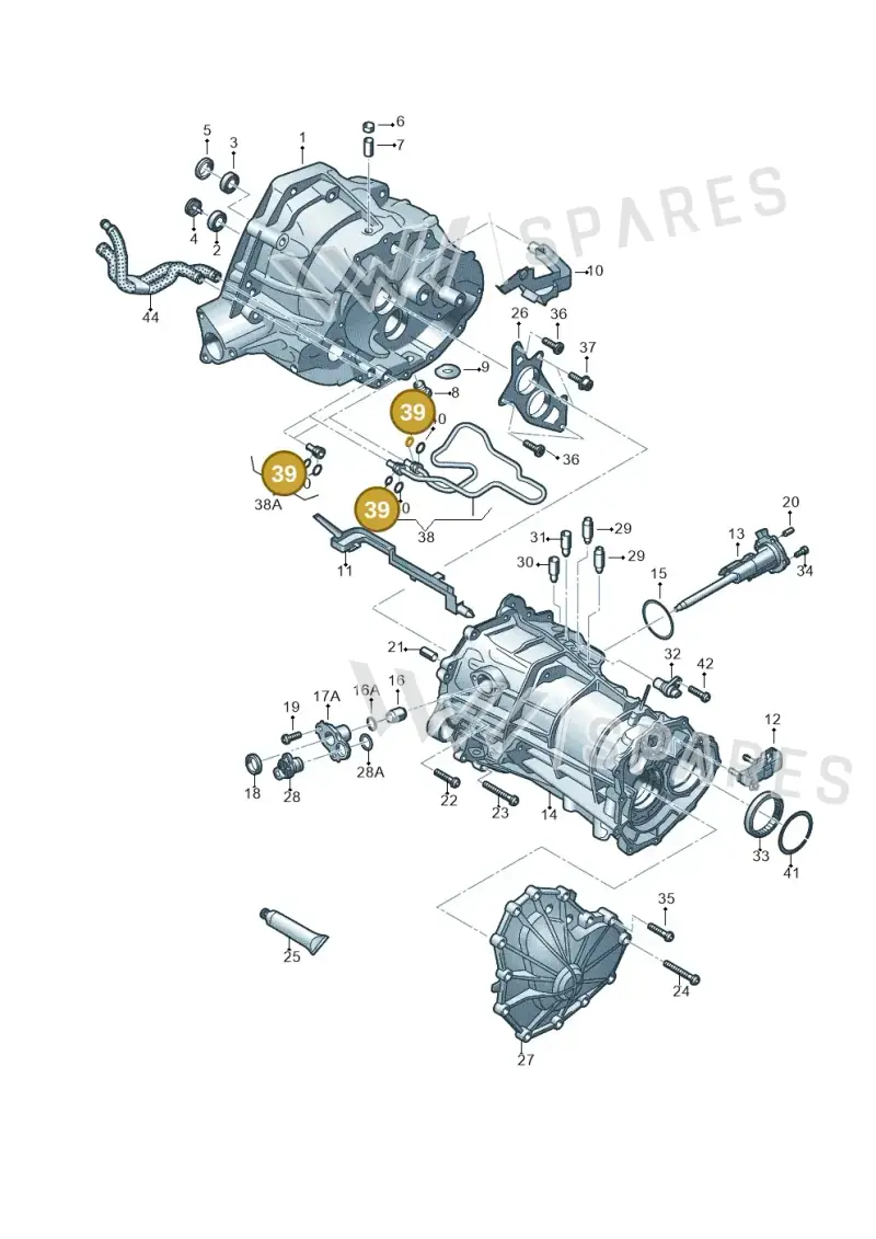WHT005445 — Audi Q5 qu. 2.0 TDI (2012-2017) diagram 736301300, position 39