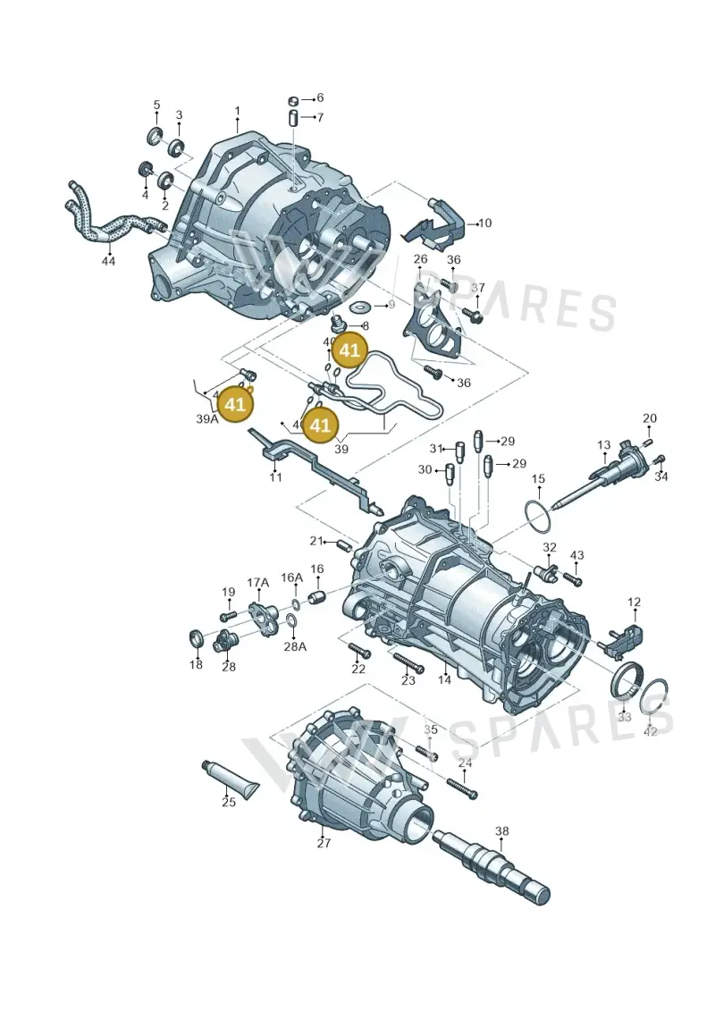 WHT005446 — Audi Q5 qu. 2.0 TDI (2012-2017) diagram 736301700, position 41