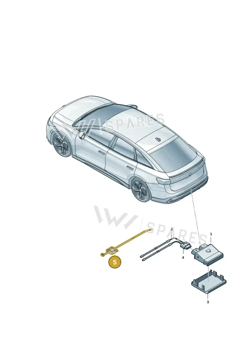 WHT005450 — Volkswagen ID.7 Limousine Pro (2023-) diagram 14b909300, position 5