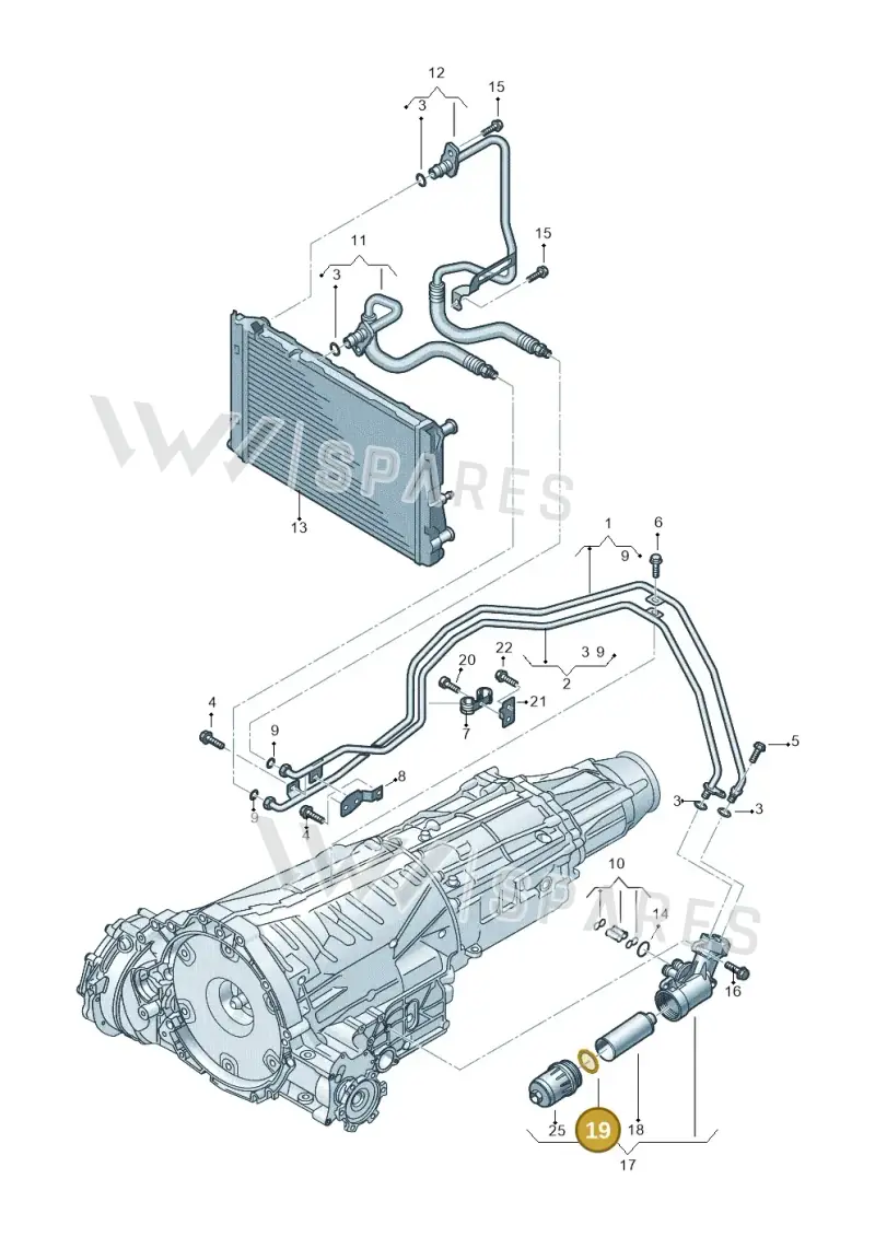 WHT005499A — Audi Q5 qu. 2.0 TDI (2012-2017) diagram 724317540, position 19