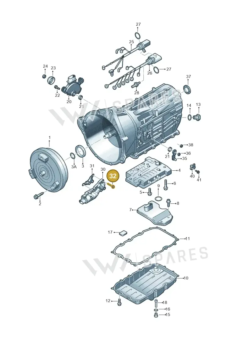 WHT005513 — Volkswagen Touareg BlueMotion (2014-2018) diagram 693321600, position 32