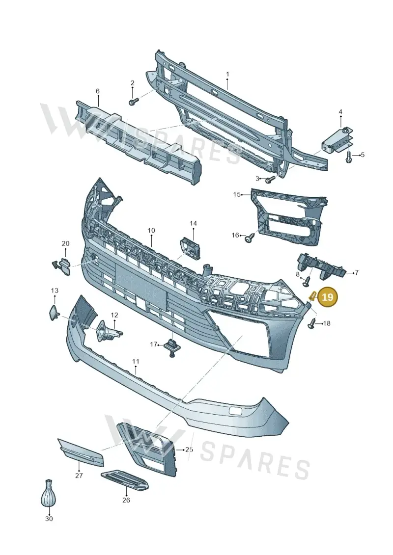 WHT005527 — Volkswagen MAN TGE 55 (2016-2021) diagram 807807000, position 19