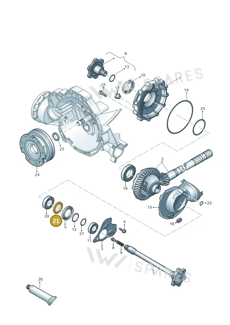 WHT005532AC — Audi Q5 qu. 2.0 TDI (2012-2017) diagram 620409550, position 21