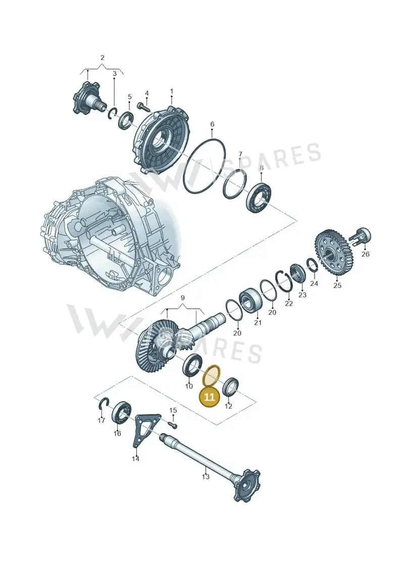WHT005532D — Audi Q5 (2016-2025) diagram 849409120, position 11