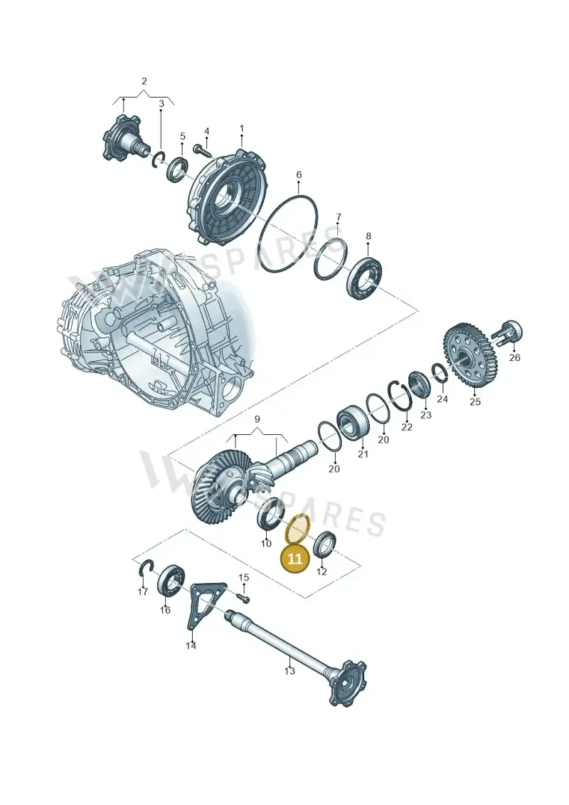 WHT005532E — Audi Q5 (2016-2025) diagram 849409120, position 11