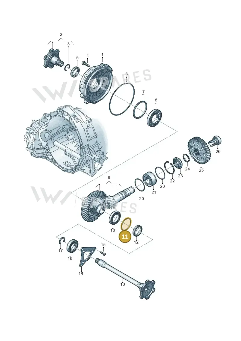 WHT005532J — Audi Q5 (2016-2025) diagram 849409120, position 11