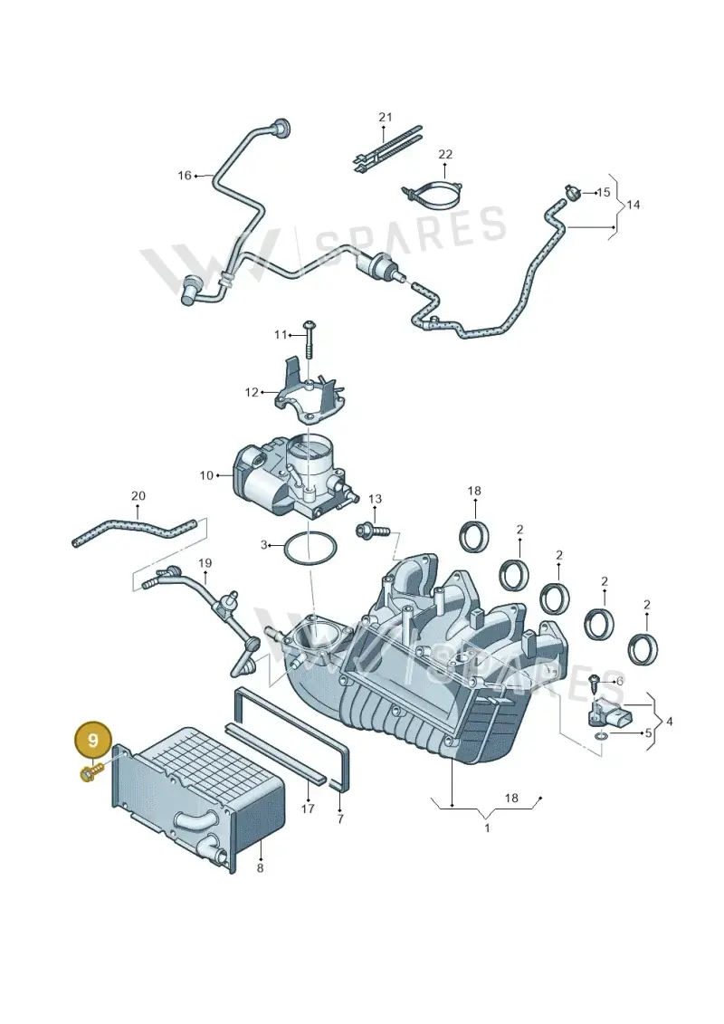 WHT005551 — Volkswagen Beetle (2016-2019) diagram 649133200, position 9