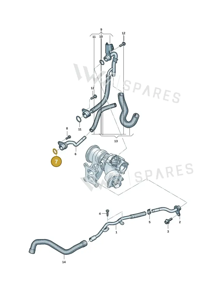 WHT005558 — Volkswagen Multivan (2021-) diagram 7t0121430, position 7