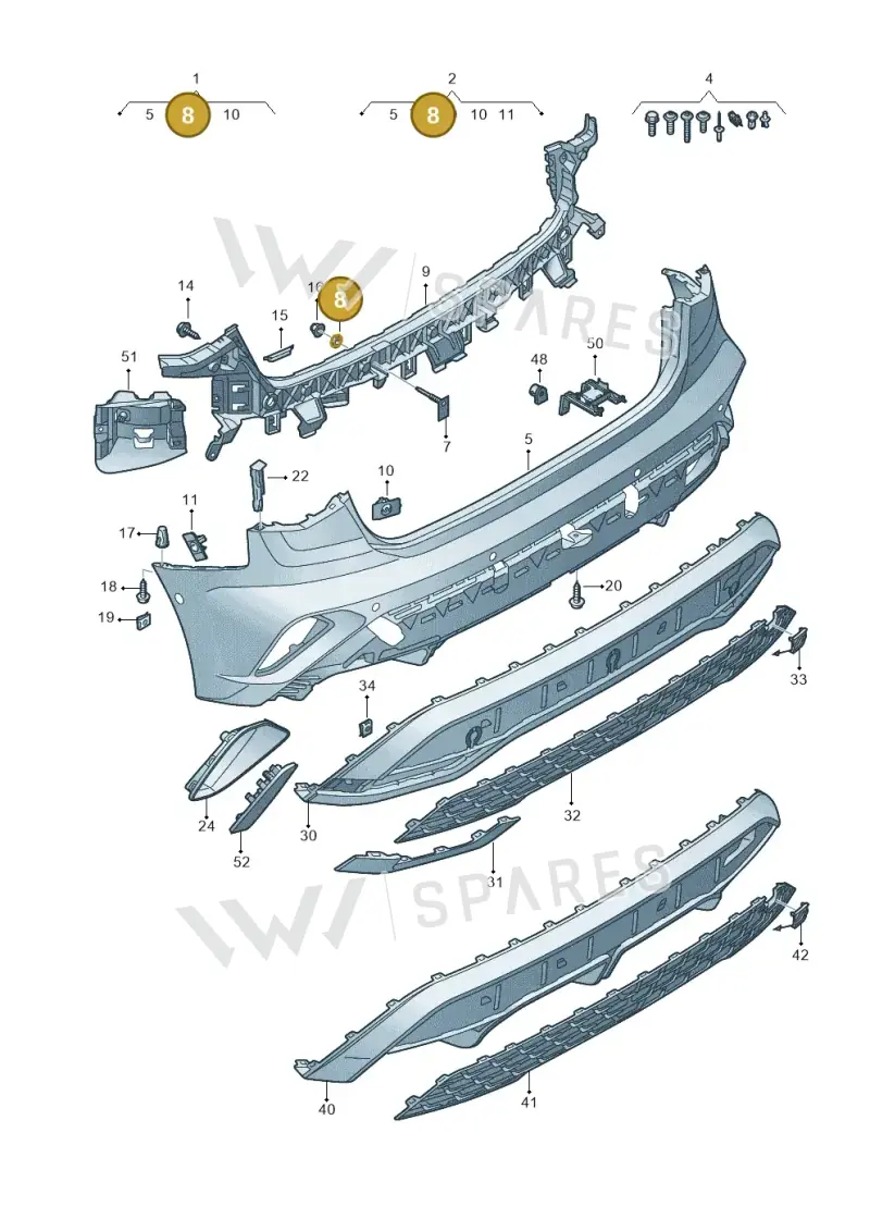 WHT005559 — Audi A3 Sportback (2019-2025) diagram 596807675, position 8