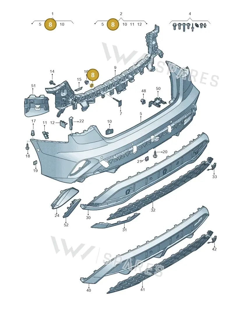 WHT005559 — Audi A3 (2020-) diagram 596807775, position 8