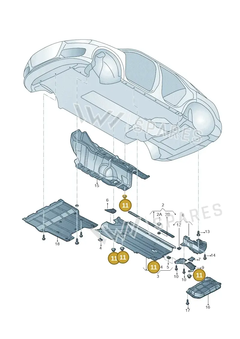 WHT005596 — Audi RS Q3 (2013-2018) diagram 764825000, position 11