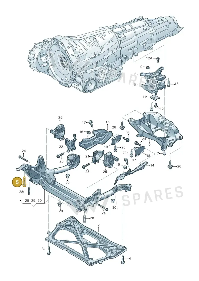 WHT005657 — Audi A7 Sportback (2014-2018) diagram 711399750, position 5