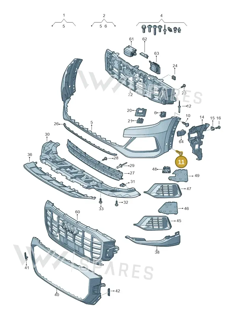 WHT005764 — Audi Q8 (2018-2025) diagram 429807010, position 11