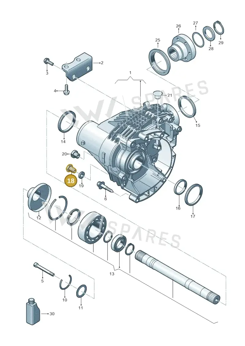 WHT005765 — Volkswagen Transp. caravelle (2011-2015) diagram 679409300, position 18