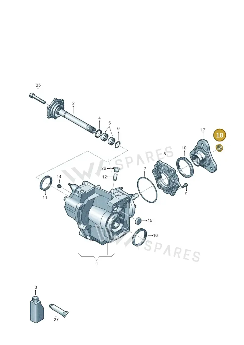 WHT005781 — Volkswagen Caddy Maxi Kombi (2020-2024) diagram 813409010, position 18