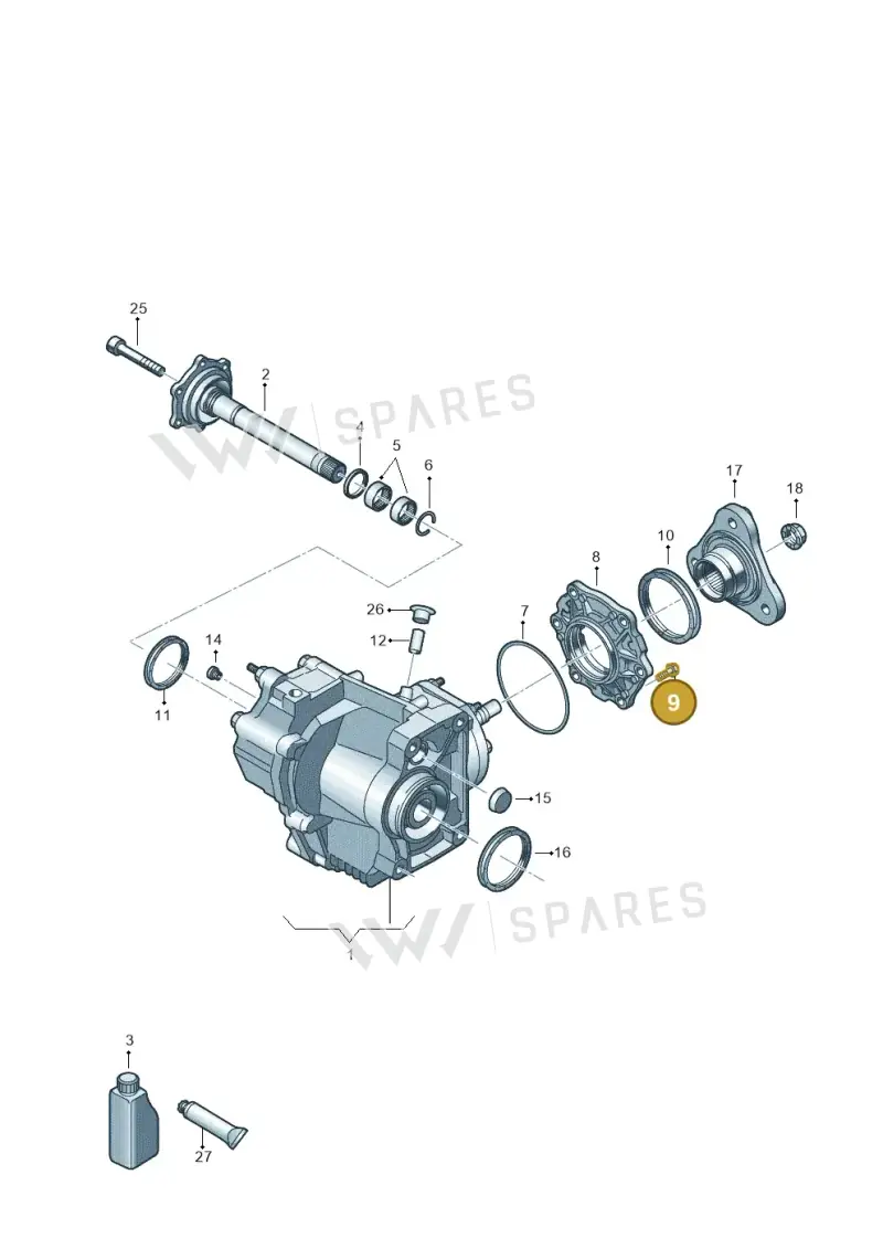 WHT005784 — Volkswagen Caddy Maxi Kombi (2020-2024) diagram 813409010, position 9