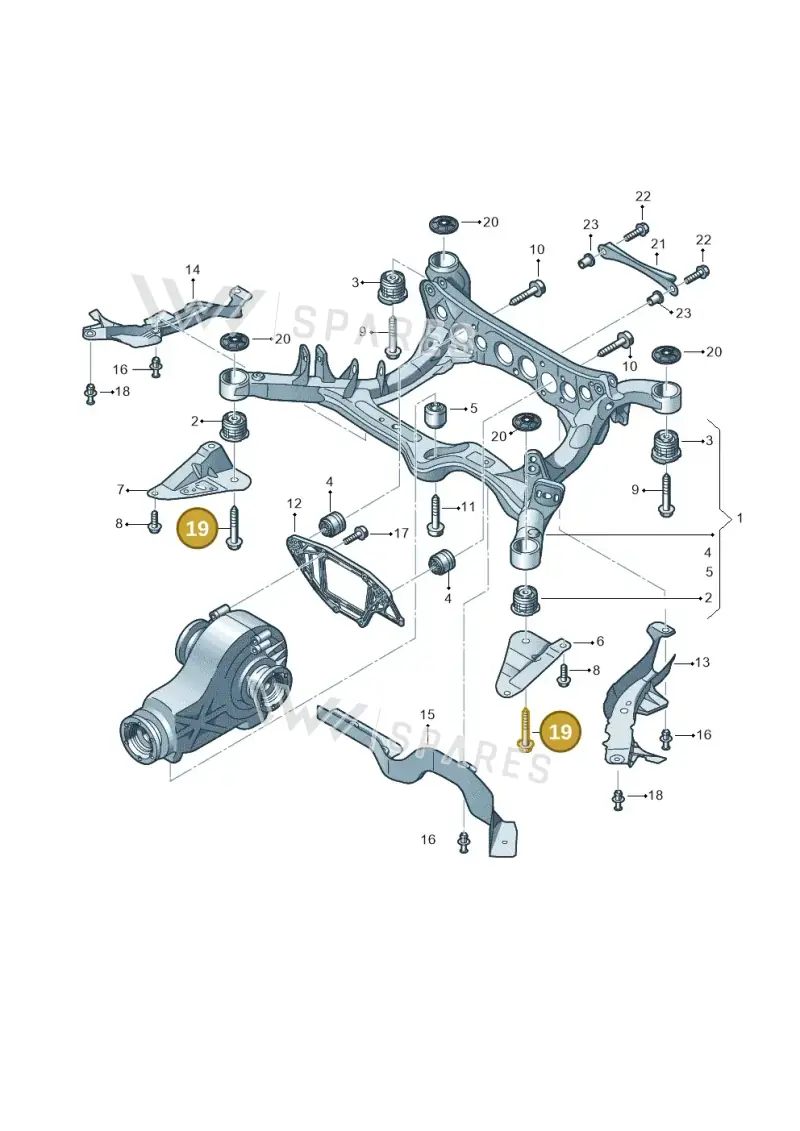 WHT005800 — Audi A6 L 2.0 (2011-2013) diagram 620505020, position 19