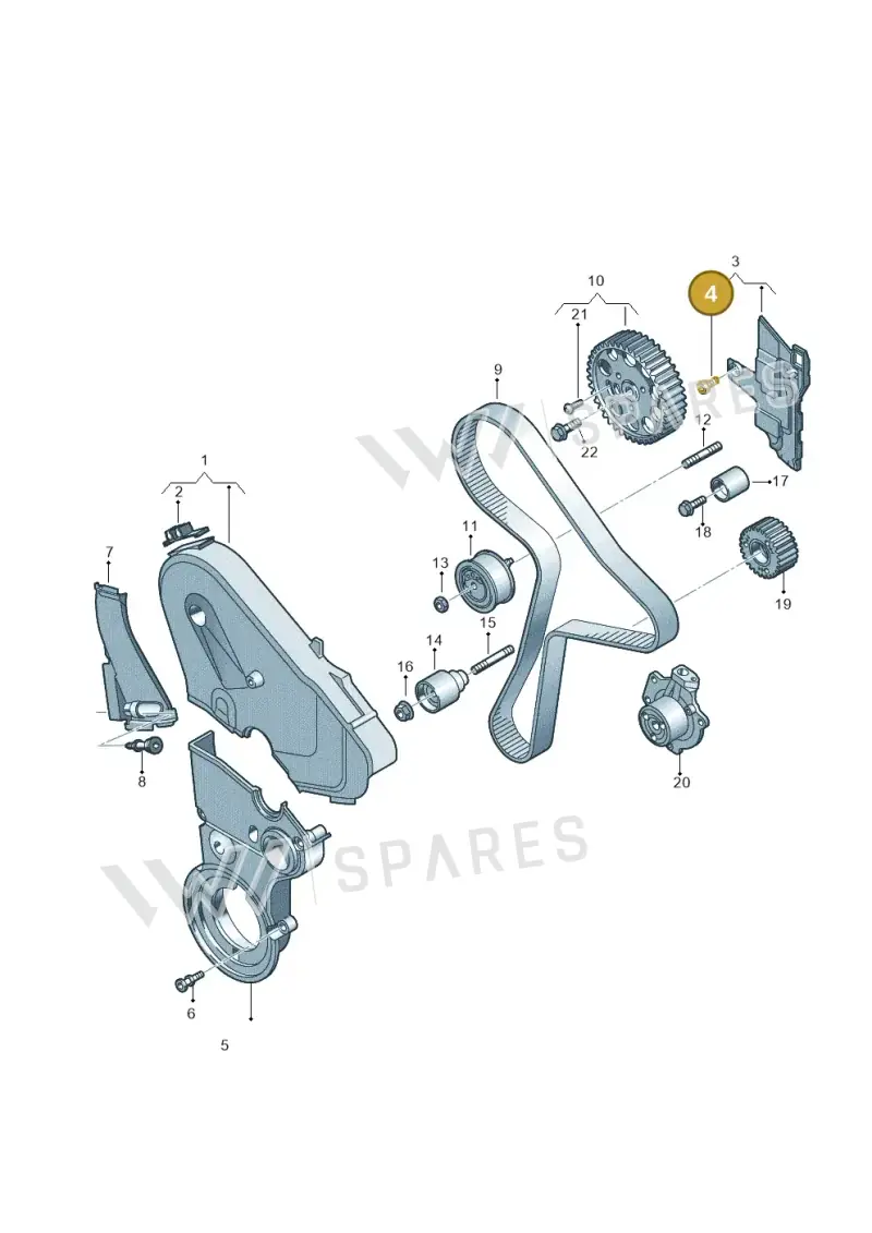 WHT005822 — Volkswagen Caddy Maxi Kombi (2020-2024) diagram 884109075, position 4