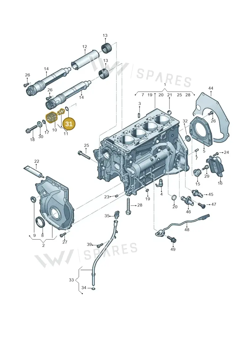 WHT005823 — Audi Q5 (2016-2025) diagram 848103120, position 31
