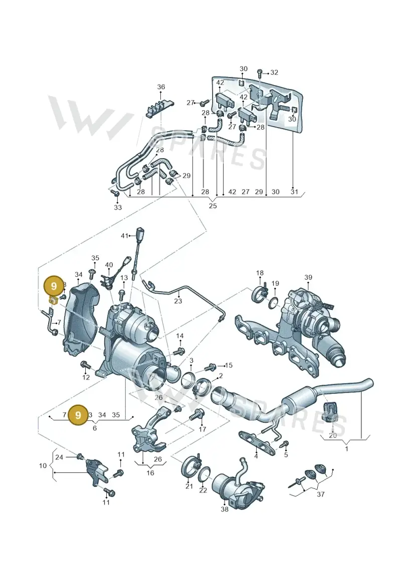 WHT005842 — Volkswagen Tiguan 2.0 4Motion (2017-2024) diagram 810253400, position 9