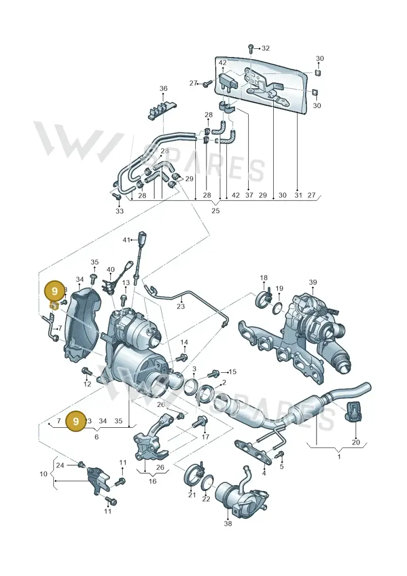WHT005842 — Volkswagen T-Roc BlueMotion (2017-2024) diagram 813253500, position 9