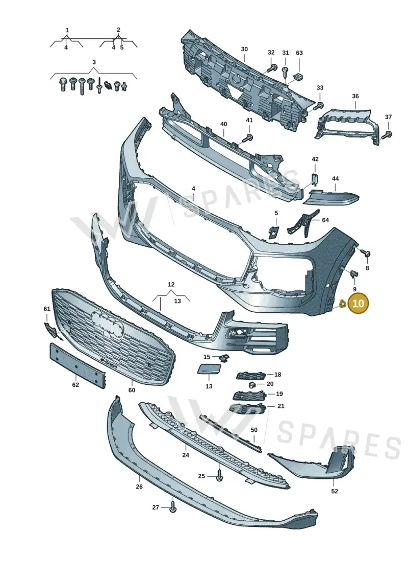 WHT006099 — Audi Q6 e-tron (2023-2025) diagram f5s807100, position 10