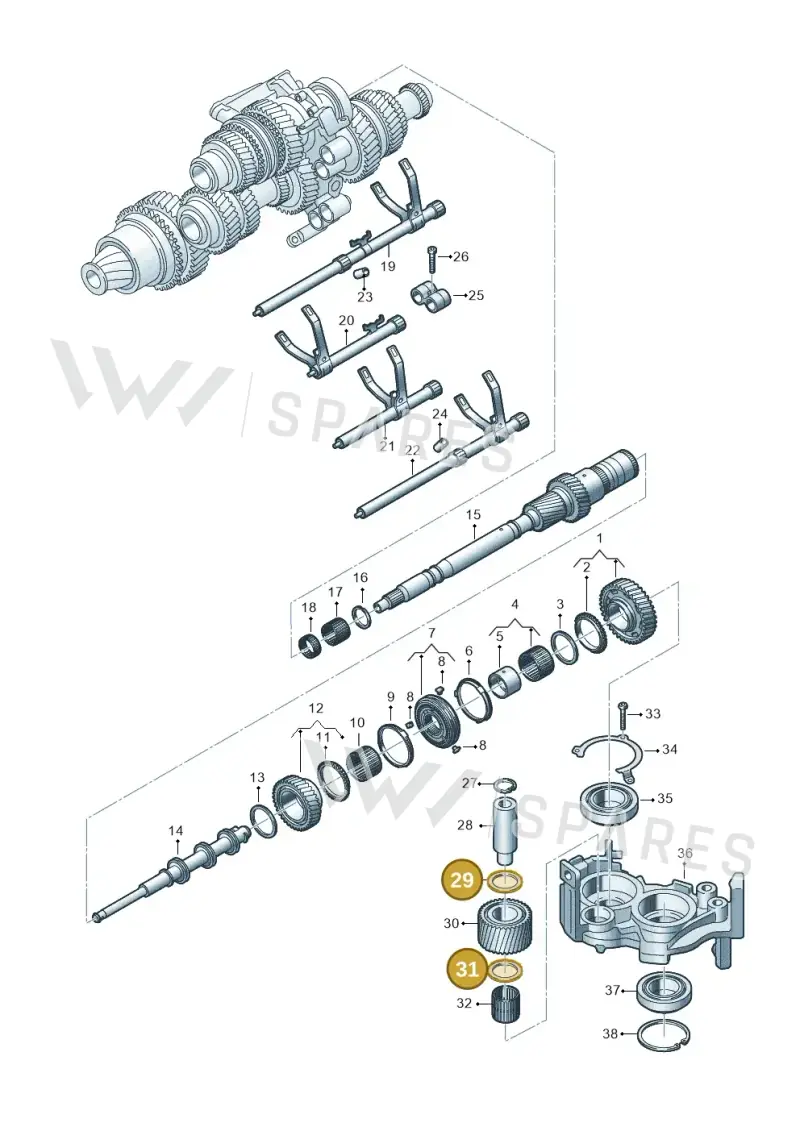 WHT006182 — Audi A5 Limousine (2024-2025) diagram 849311095, position 29+31