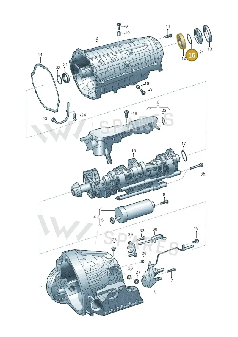 WHT006187A — Audi A6 (2018-2025) diagram 798325810, position 16