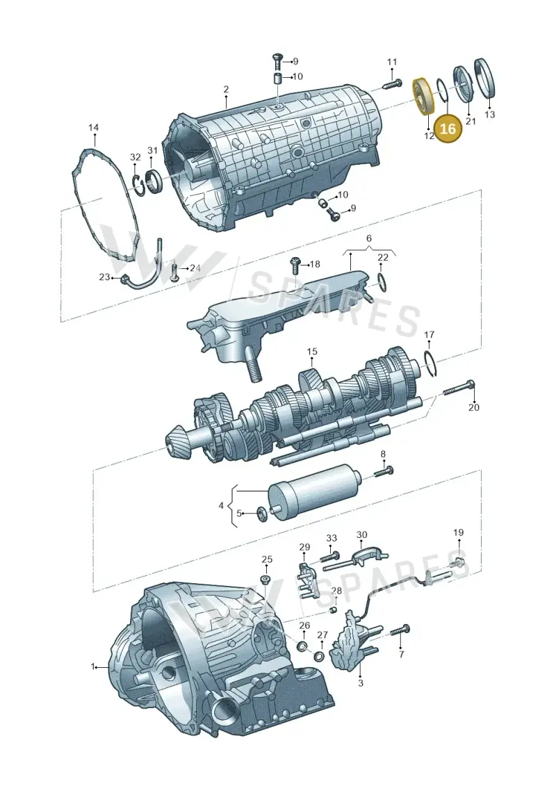 WHT006187L — Audi A6 (2018-2025) diagram 798325810, position 16