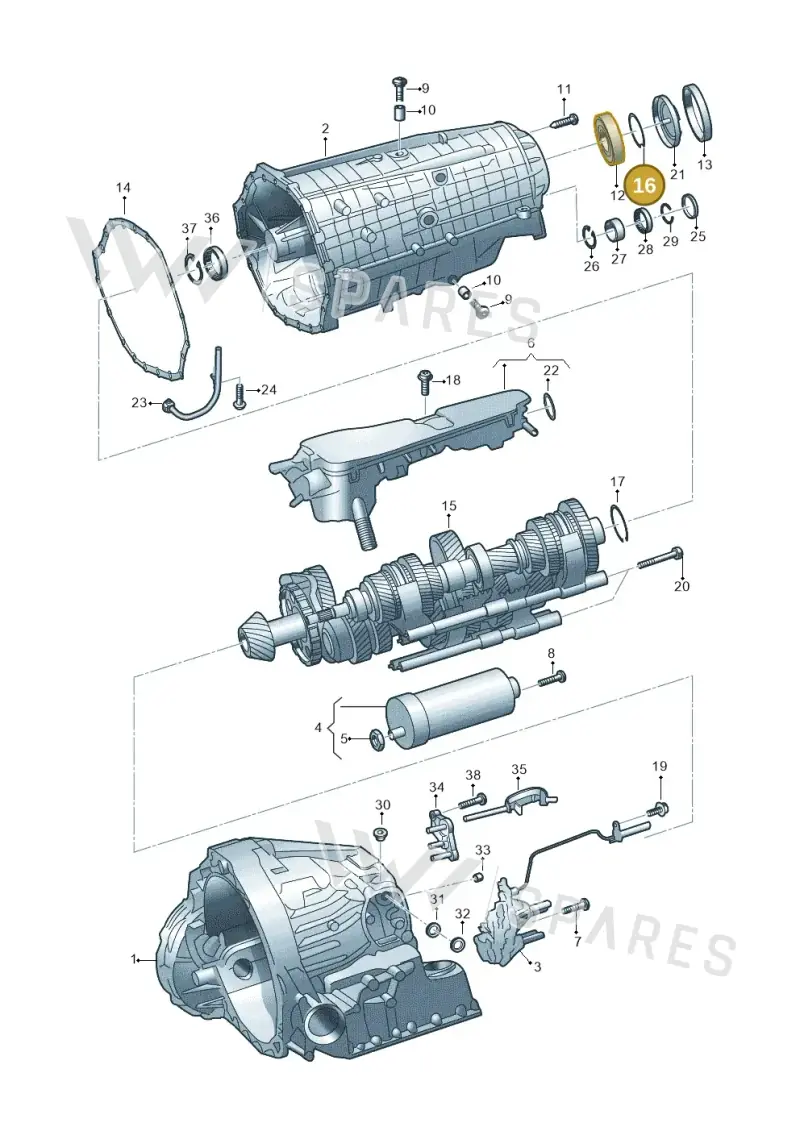 WHT006187L — Audi A6 (2018-2025) diagram 897325880, position 16