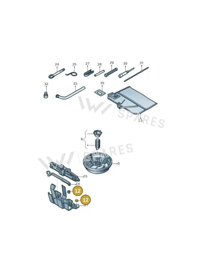 WHT006399 — Audi A3 (2020-) diagram 820011020, position 12