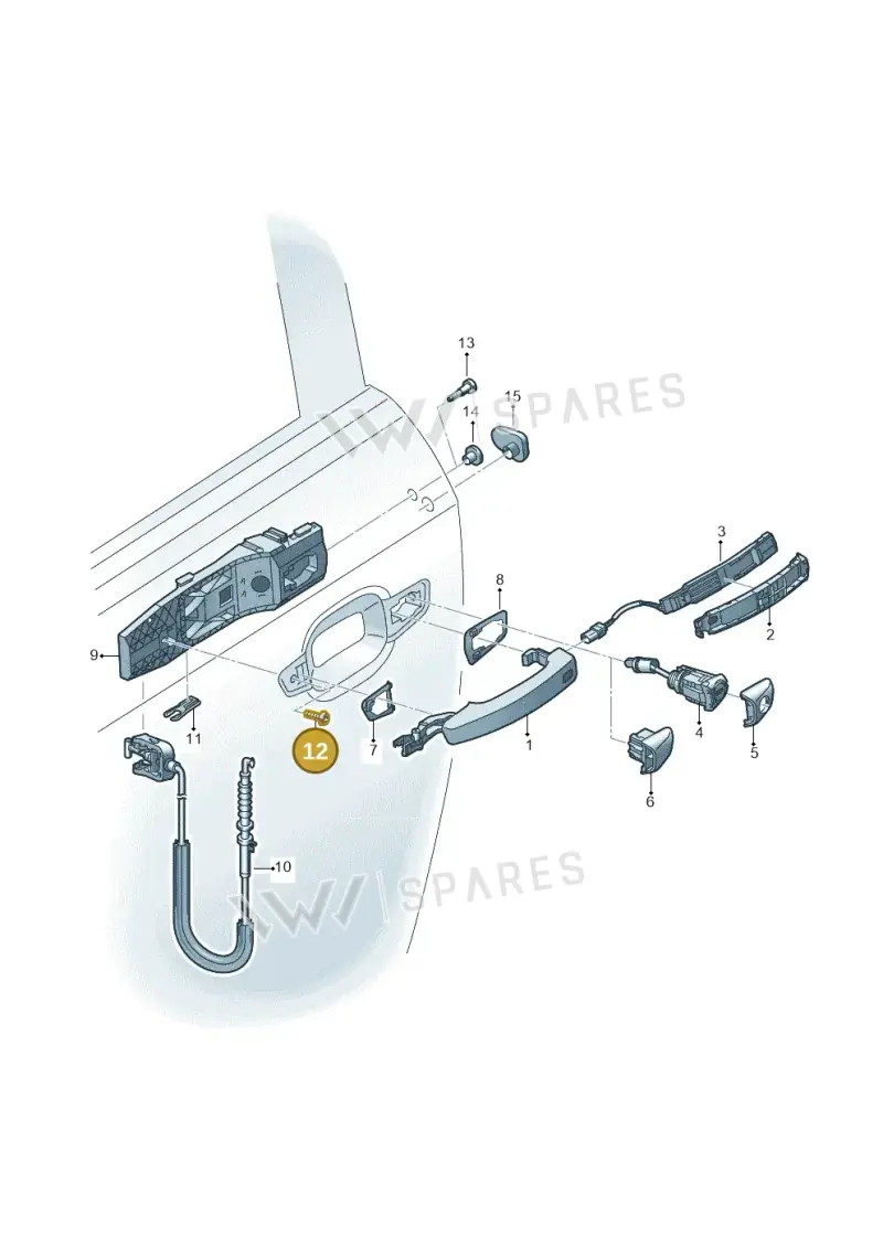 WHT006434 — Audi RS3 Limousine (2017-2020) diagram 745837000, position 12