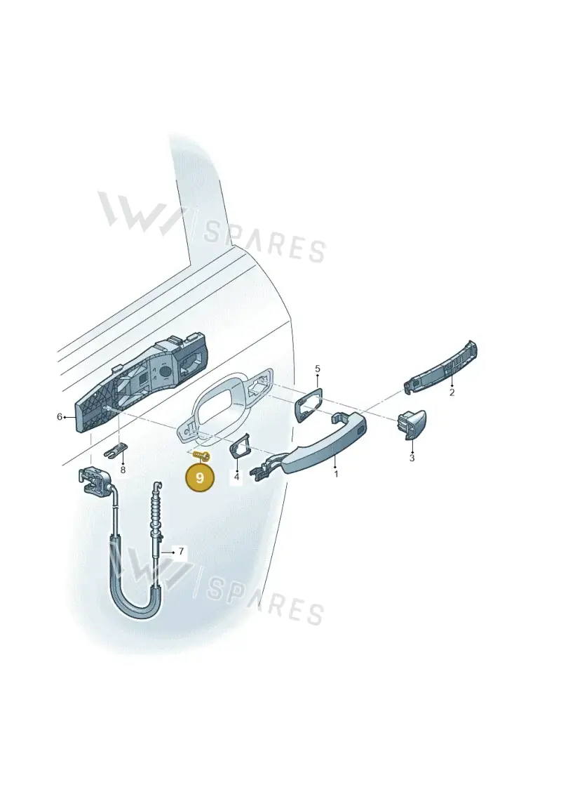 WHT006434 — Audi RS3 Limousine (2017-2020) diagram 745839000, position 9