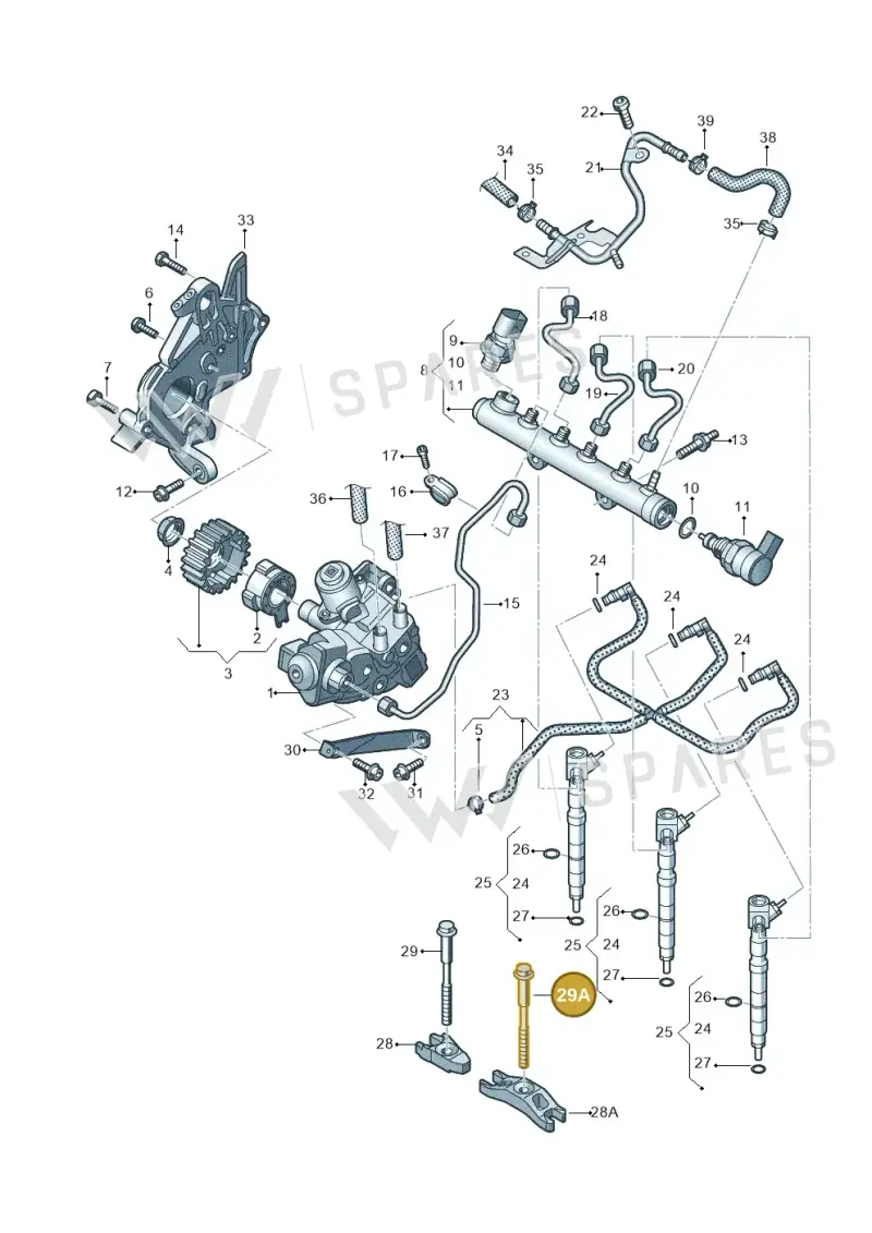 WHT006449 — SEAT Ibiza (2015-) diagram 773130000, position 29A