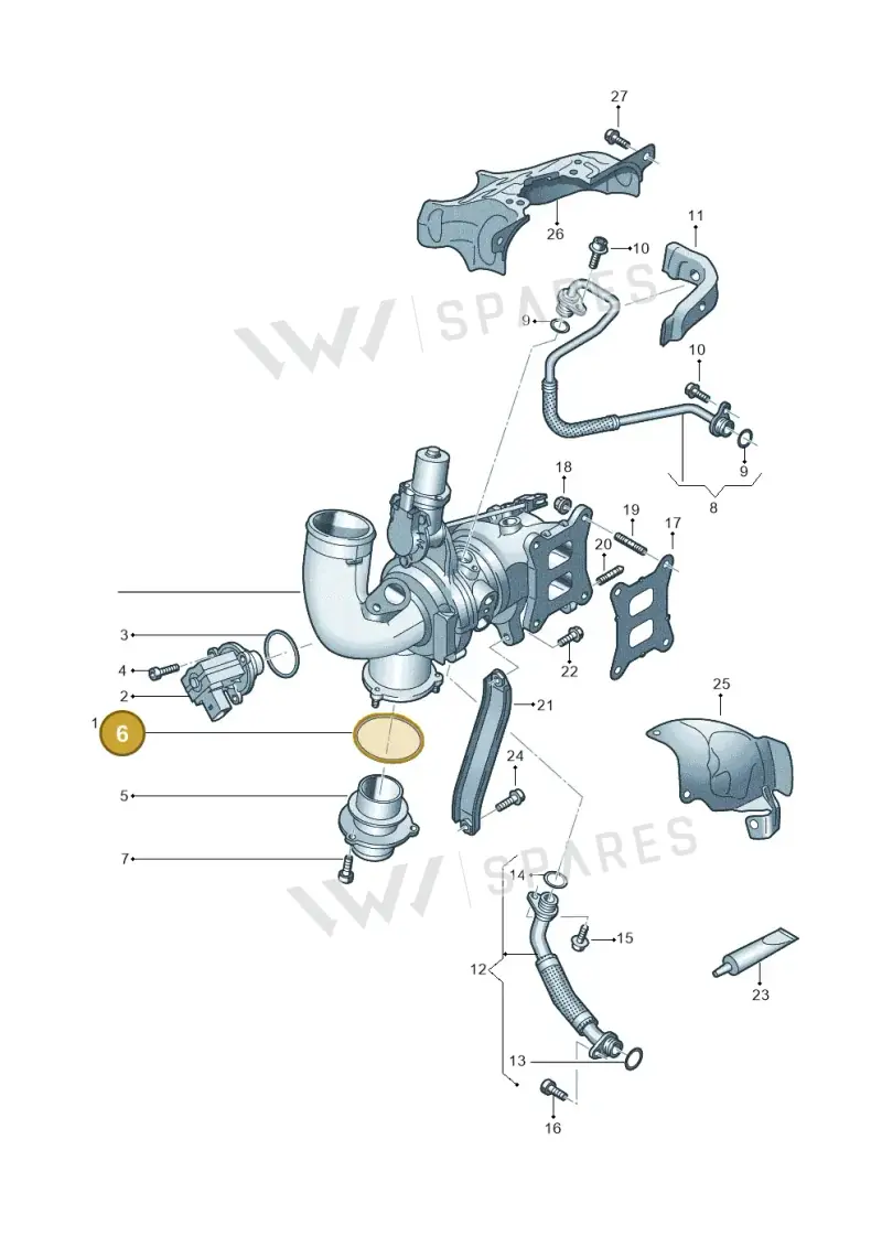 WHT006482 — Volkswagen Touareg (2017-2023) diagram 439145220, position 6