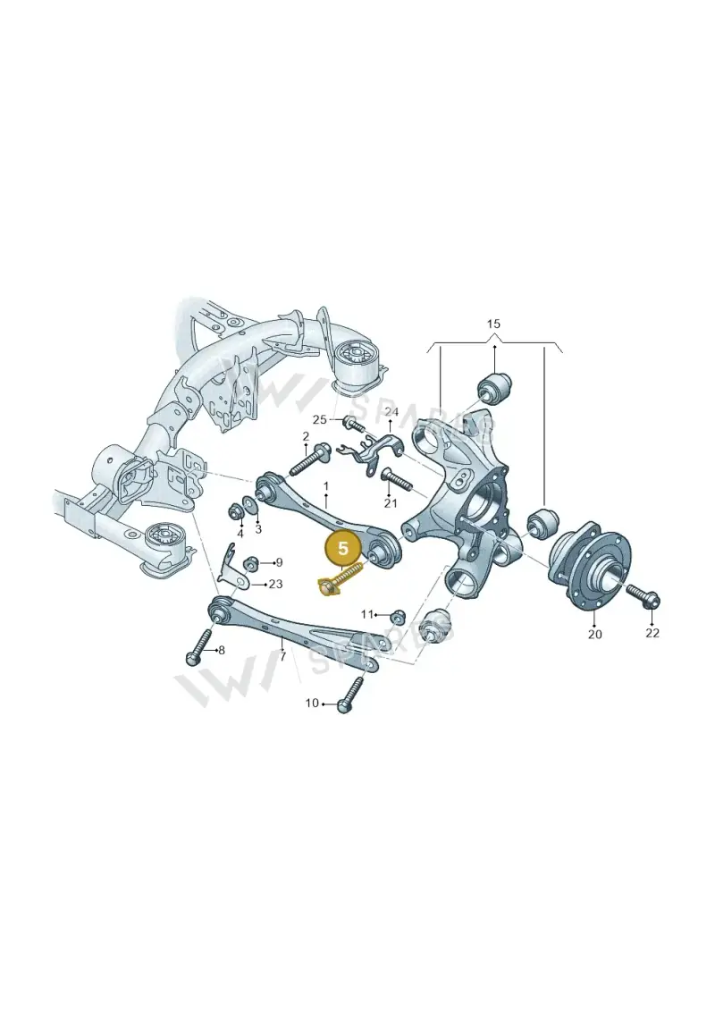 WHT006496 — Volkswagen ID.7 Limousine Pro (2023-) diagram 11a505120, position 5