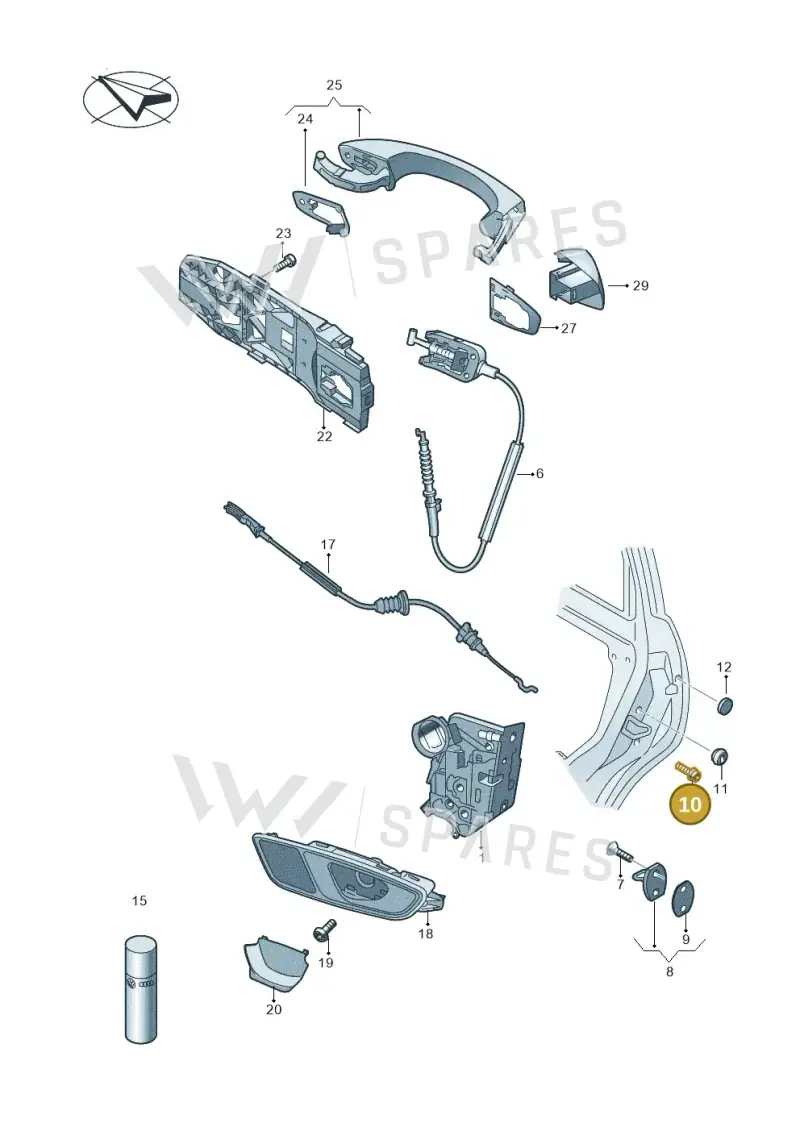WHT006516 — SEAT Ateca (2016-) diagram 893839000, position 10