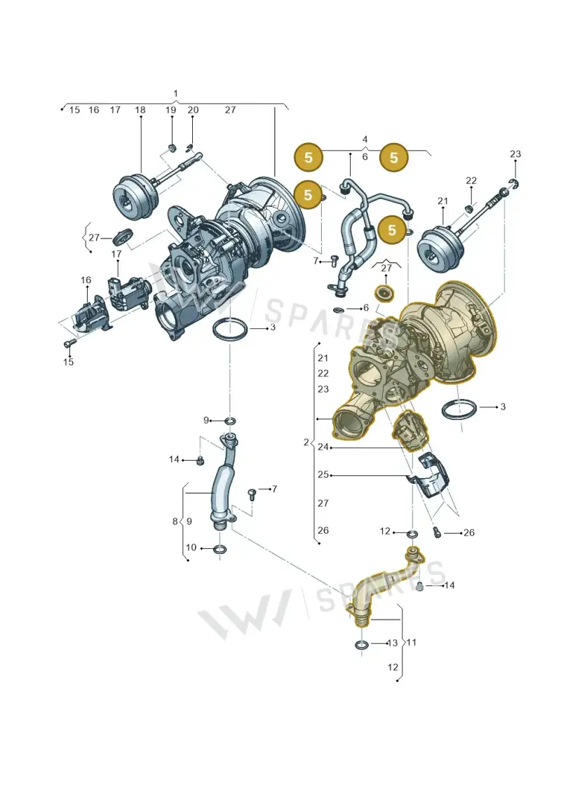 WHT006537 — Audi RS6 Avant (2019-2025) diagram 819145300, position 5