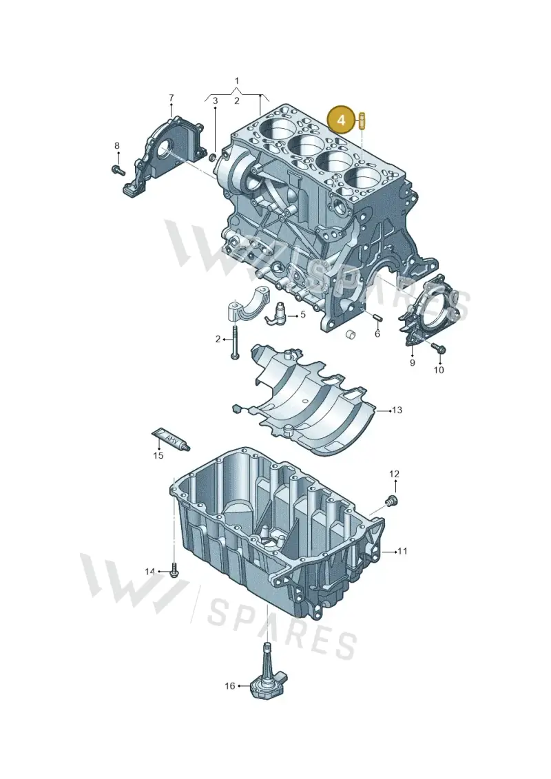 WHT006540 — Volkswagen Transport. multivan (2019-2024) diagram 807103300, position 4