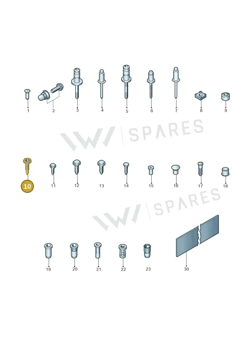 WHT006547 — Volkswagen Amarok twin cab (2022-) diagram 806800100, position 10