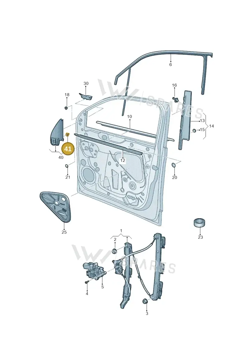 WHT006587 — Volkswagen Lavida XR (2023-) diagram 579837600, position 41