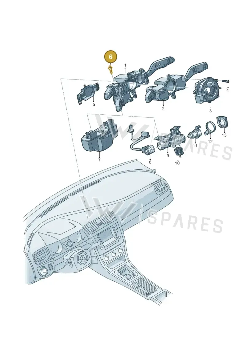 WHT006663 — SEAT Arona (2017-) diagram 879953500, position 6