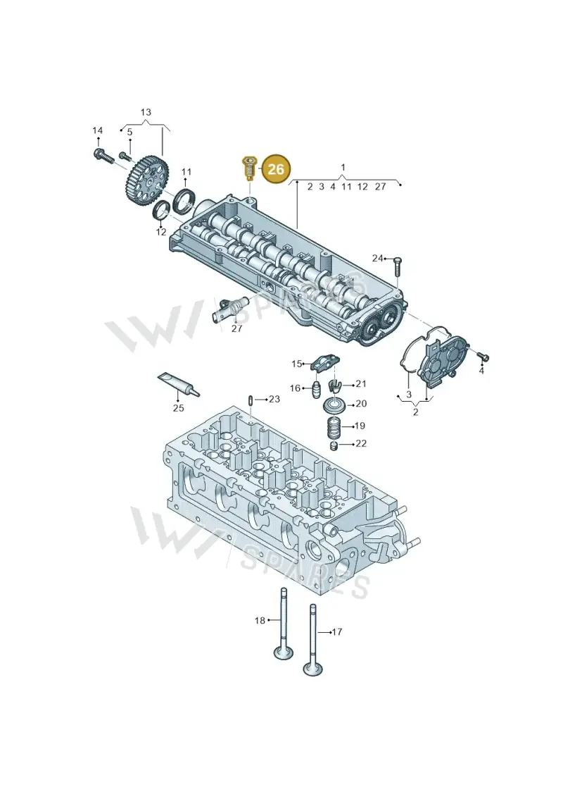 WHT006764 — Volkswagen T-Cross 1,0 (2018-2024) diagram 763109300, position 26