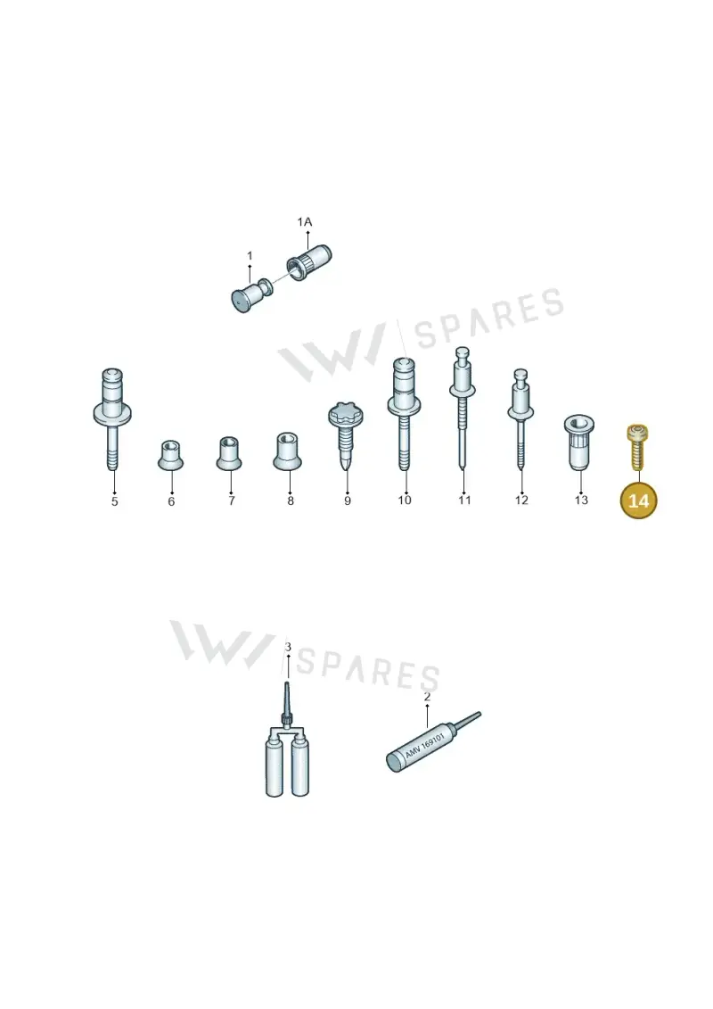 WHT006778 — Audi A8 (2013-2018) diagram 696800800, position 14
