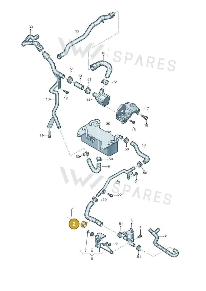 WHT006829 — Audi A8 (2013-2018) diagram 771121230, position 2